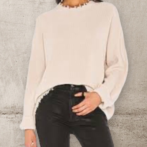 pistola Sweaters - Pistola Eva Cropped Sweater Size M